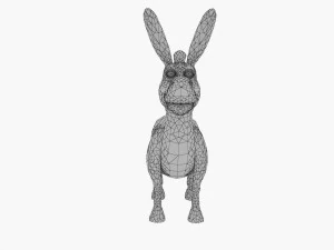 Cartoon donkey from shrek 3D Model
