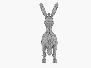 Cartoon donkey from shrek 3D Model