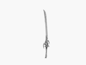 mistsplitter reforged sword genshin impact 3D Модель