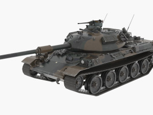 type 74 mbt 3D-Modell