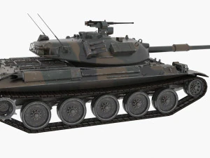 type 74 mbt 3D Model