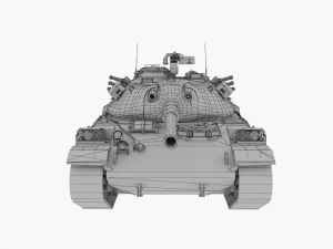 type 74 mbt 3D Model