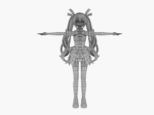 noire from hyperdimension neptunia 3D Model