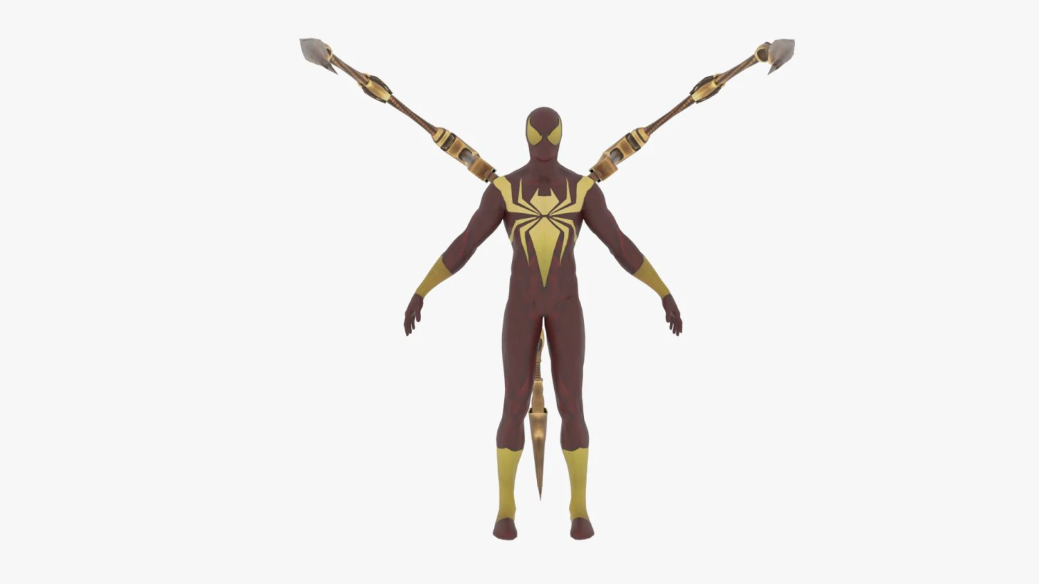 ara&ntilde;a de hierro Modelo 3D .c4d .max .obj .3ds .fbx .stl .blend 