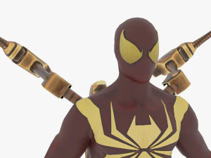 ara&ntilde;a de hierro Modelo 3D