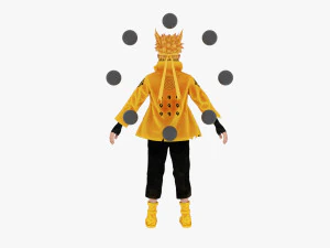naruto uzumaki rikudou mode 3D Model