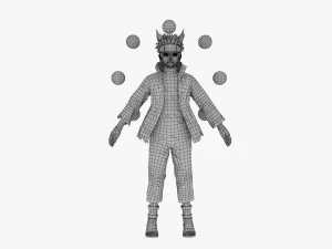 naruto uzumaki rikudou mode 3D Model