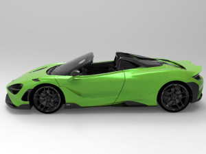 2022 mclaren 765lt spider Modello 3D