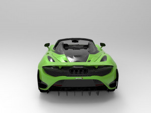 2022 mclaren 765lt spider Modello 3D