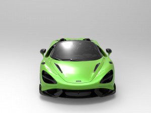 2022 mclaren 765lt spider Modello 3D
