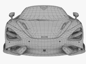 2022 mclaren 765lt spider Modello 3D