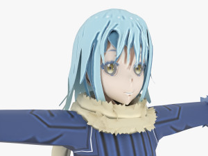 rimuru tempest from tensei shitara slime datta ken 3D Model