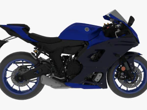 2021 yamaha yzf-r7 3D Model