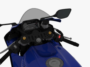 2021 yamaha yzf-r7 3D Model