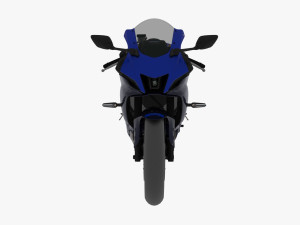2021 yamaha yzf-r7 3D Model