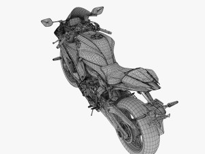 2021 yamaha yzf-r7 3D Model