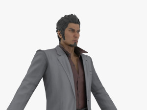 kazuma kiryu from yakuza series 3D Model
