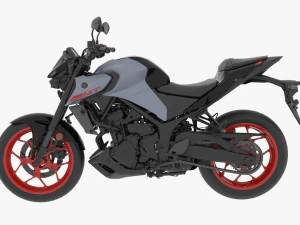 yamaha mt-03 3D Model