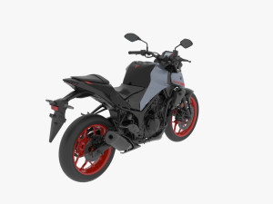 yamaha mt-03 3D Модель