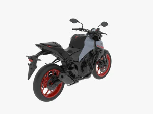 yamaha mt-03 3D Model