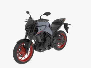 yamaha mt-03 Modello 3D