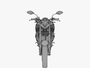 yamaha mt-03 3D Model