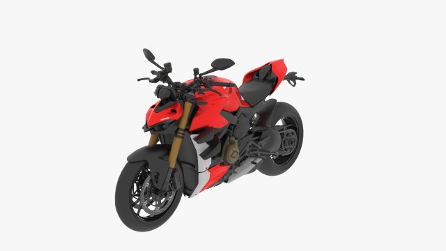ducati v4s streetfighter 3D Модель .c4d .max .obj .3ds .fbx .stl .blend