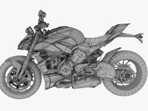 ducati v4s streetfighter 3D Модель