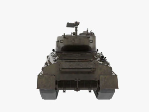sherman tank 3D Model
