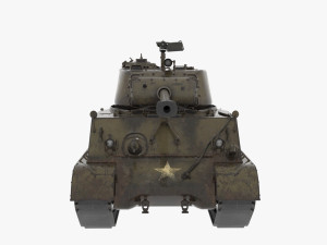 sherman tank 3D Модель