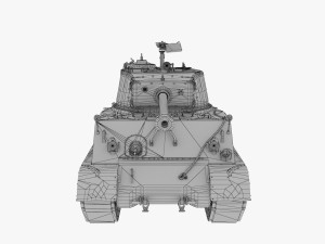 sherman tank 3D Модель