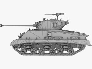 sherman tank 3D Модель