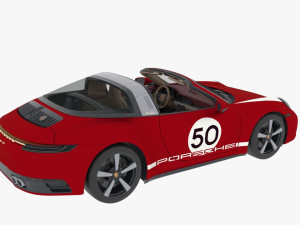 porsche 911 targa 4s heritage design edition Modèle 3D