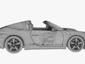 porsche 911 targa 4s heritage design edition 3D Model
