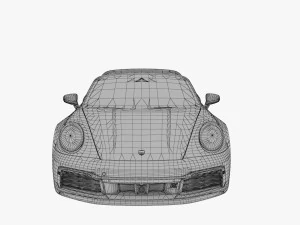 porsche 911 targa 4s heritage design edition 3D Model