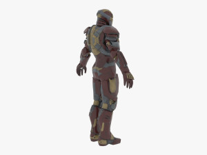 iron man mark 17 Model 3D