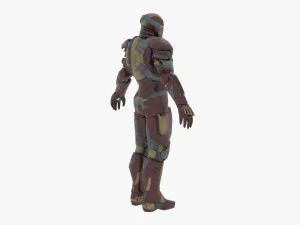 iron man mark 17 3D Model
