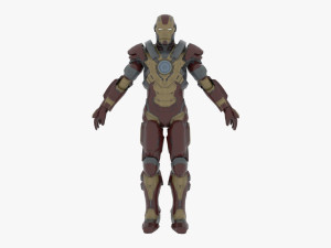 iron man mark 17 Model 3D