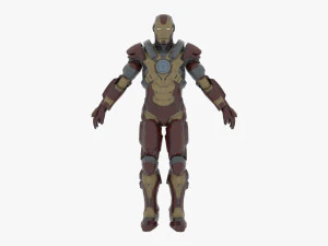 iron man mark 17 3D Model