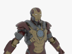 iron man mark 17 3D Model