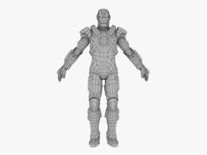 iron man mark 17 Model 3D