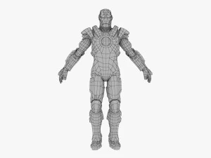 iron man mark 17 3D Model