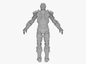 iron man mark 17 3D Model