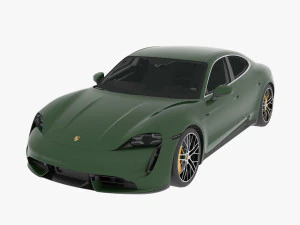 Porsche Taycan Turbo 2021 Modello 3D