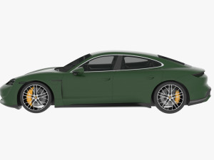 2021 porsche taycan turbo s 3D Model