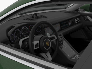 2021 porsche taycan turbo s 3D Model
