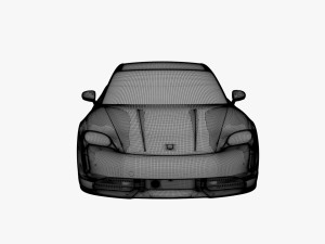 2021 porsche taycan turbo s 3D Model