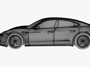 2021 porsche taycan turbo s 3D Model