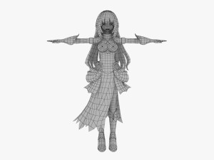vert from hyperdimension neptunia 3D Model