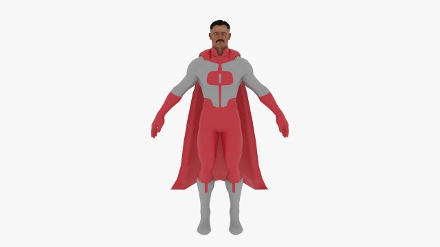 omni-man 3D 모델 .c4d .max .obj .3ds .fbx .stl .blend 
